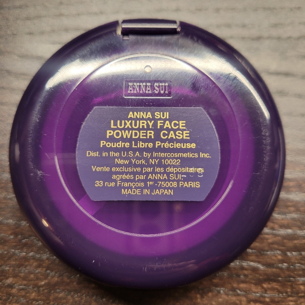 💸SOLD💰_🛑_💜ANNA SUI LUXURY FACE POWDER CASE MOP [BNIB]💜 - Picture 10 of 15